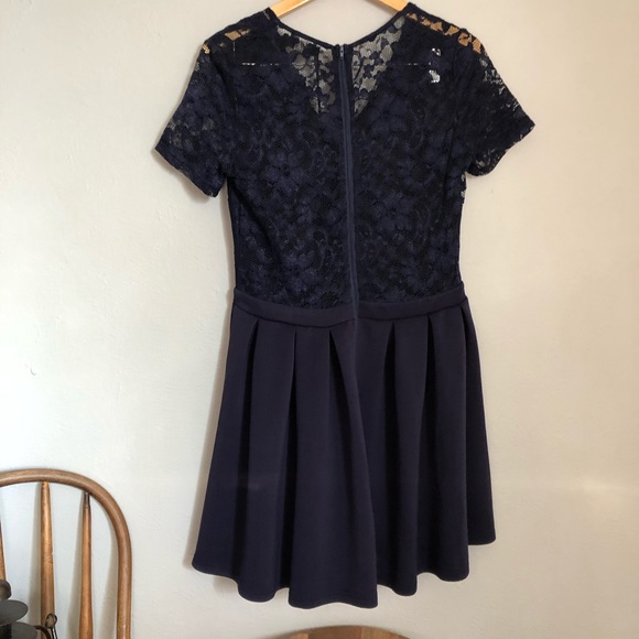 NWT Iska London Navy Dress, size 10/12 - Picture 4 of 7